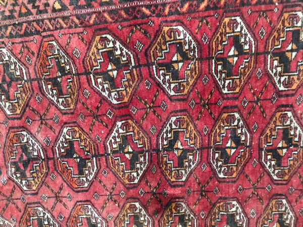 Tapis turkmen afghan fait main 98x178 cm
