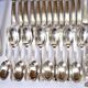 LCF Le Couvert Français cutlery set 60 place settings dessert table modernist design 1950