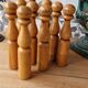 Jeux de 9 quilles en bois et 2 boules