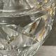 Diamond-cut crystal baluster vase with Lorraine cross