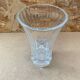 Antique Crystal D'Arques Vase With Diamond Made In France Vintage