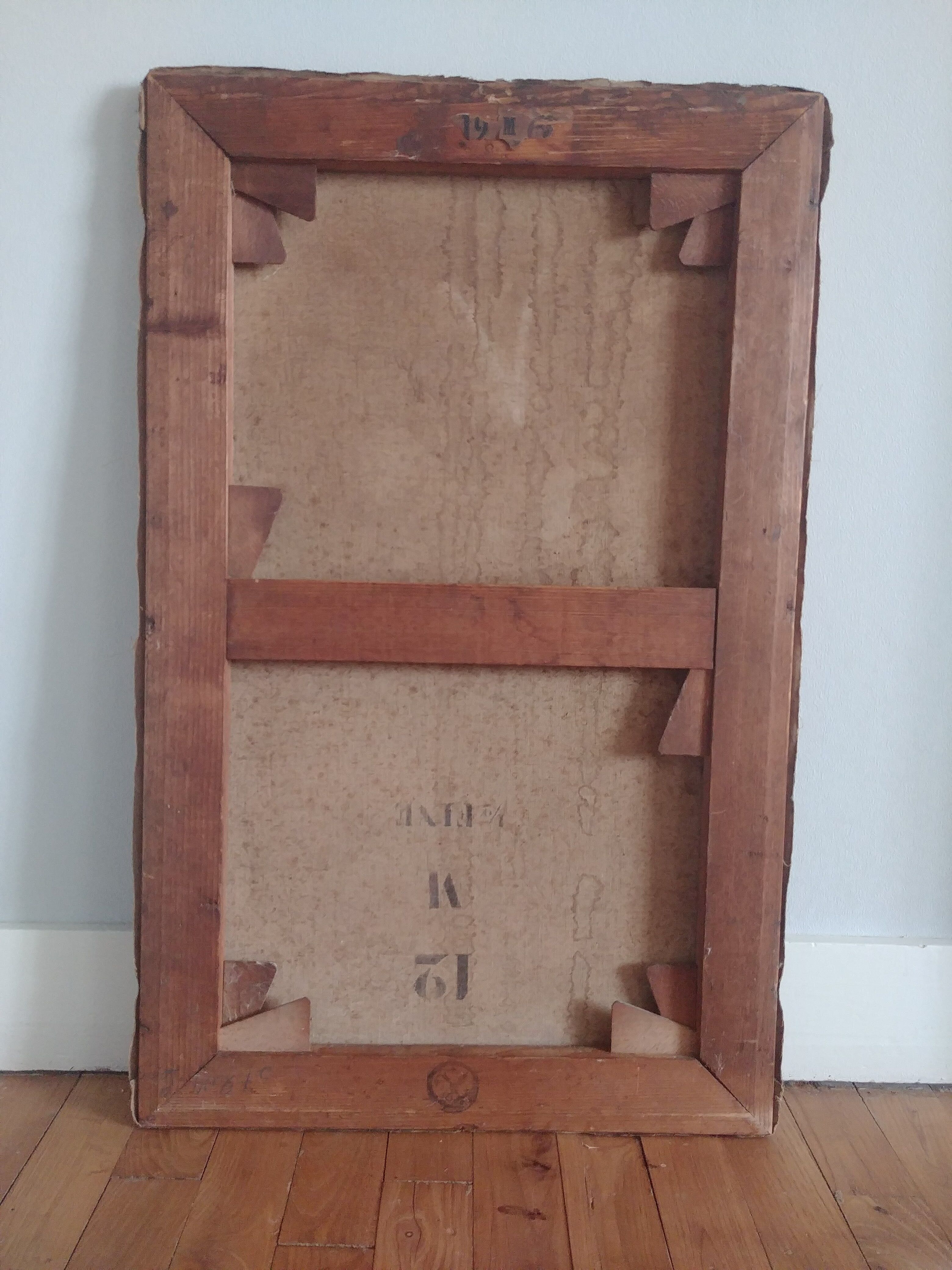 Ancient flower painting