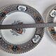 Pair of Royal Doulton plates 20.5 cm English earthenware Imari decoration 19th century