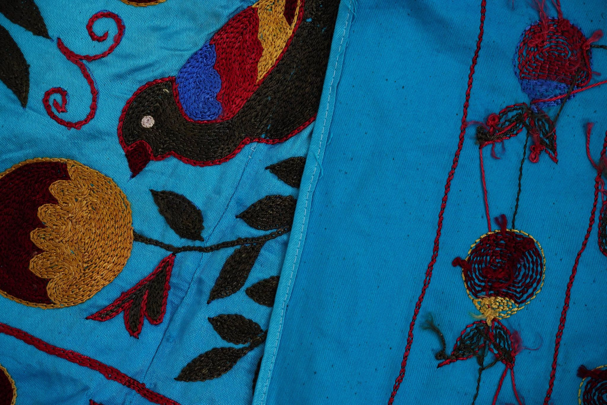 Tapis turc vintage noué à la main