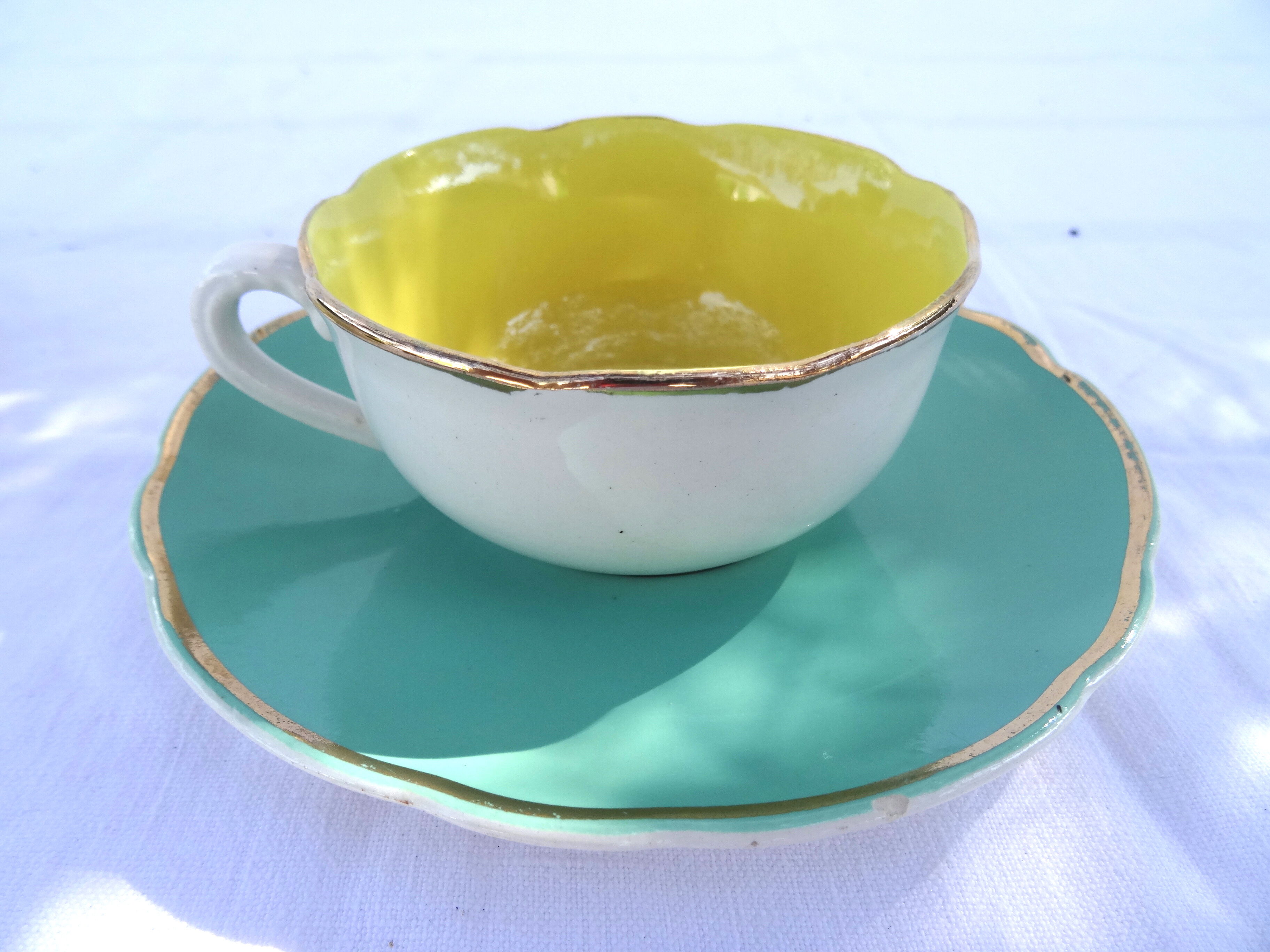 Digoin Sarreguemines 5 cup coffee cup set