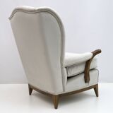 Attributed of Paolo Buffa Mid-Century Modern Italian Velvet Armchairs, 1950