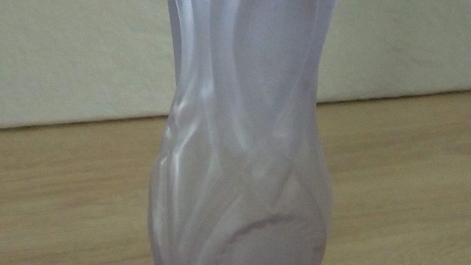 Glass vase mold press frost medallion light parma color