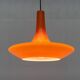 Mid-century glass tulip pendant by Peill & Putzler, 1960s