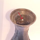 Pair of small art nouveau vases (or candlesticks) in pewter
