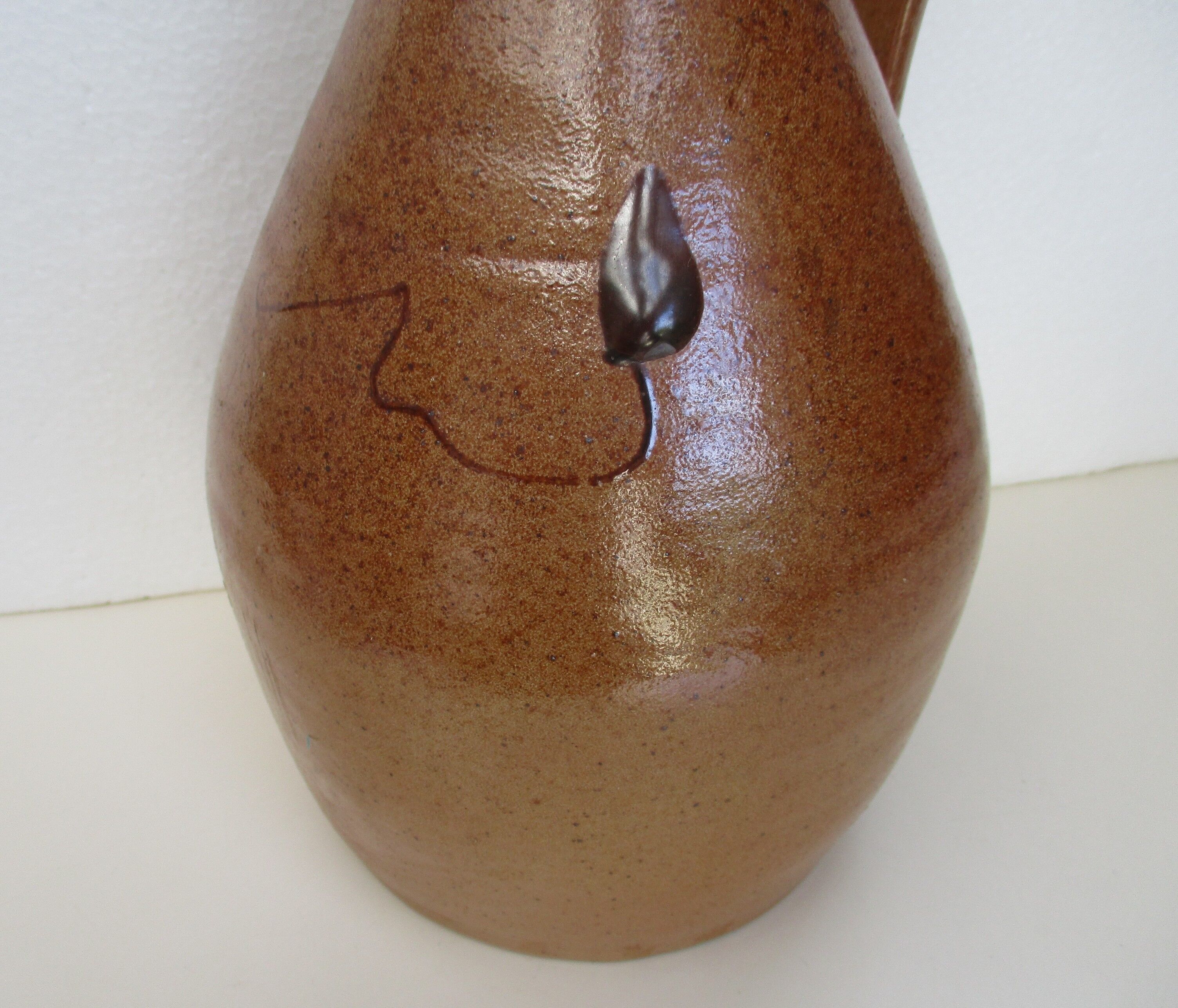 Large pitcher pitcher broc of the smence Georges Pougues the waters