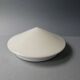 80s wall or ceiling light, lacquered metal and white opaline