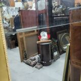 Large gilt mirror in 2 parts from the early 19th century