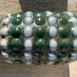 Former 70s Bay West Germany ceramic foot lamp mounted in lamp