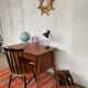 Bureau scandinave teck 1950 1960 vintage rétro ancien - pieds compas - 3 tiroirs - LEGRAND D