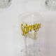 6 Schweppes advertising glasses