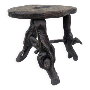 Tabouret 50 60 brutaliste - sellette