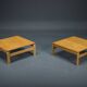 Danish Oak Coffee Tables from Komfort, 1960s, Set of 2