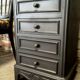Antique chiffonnier / bedside Louis Philippe