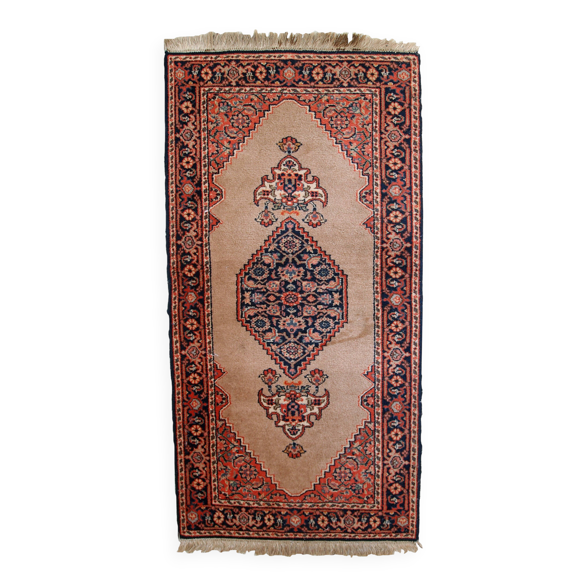 Tapis Vintage Indo-Tabriz Indien, Années 1960, Élégance Artisanale