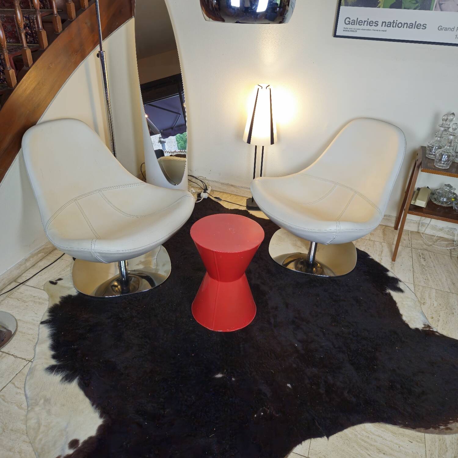 Ikea Tirup leather armchairs