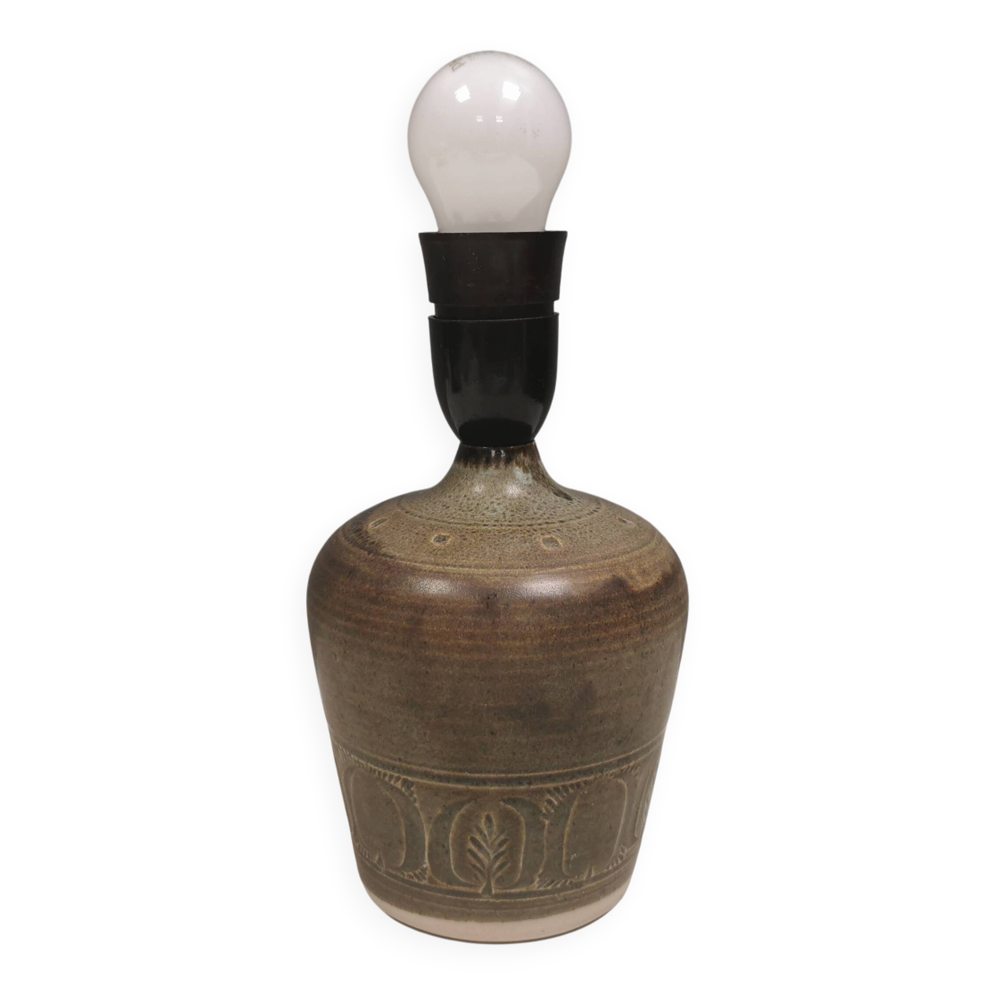 Small ceramic table lamp, 1980s Denmark