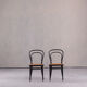 Vintage Thonet No. 214 chairs, Austria, 1970s set of 2