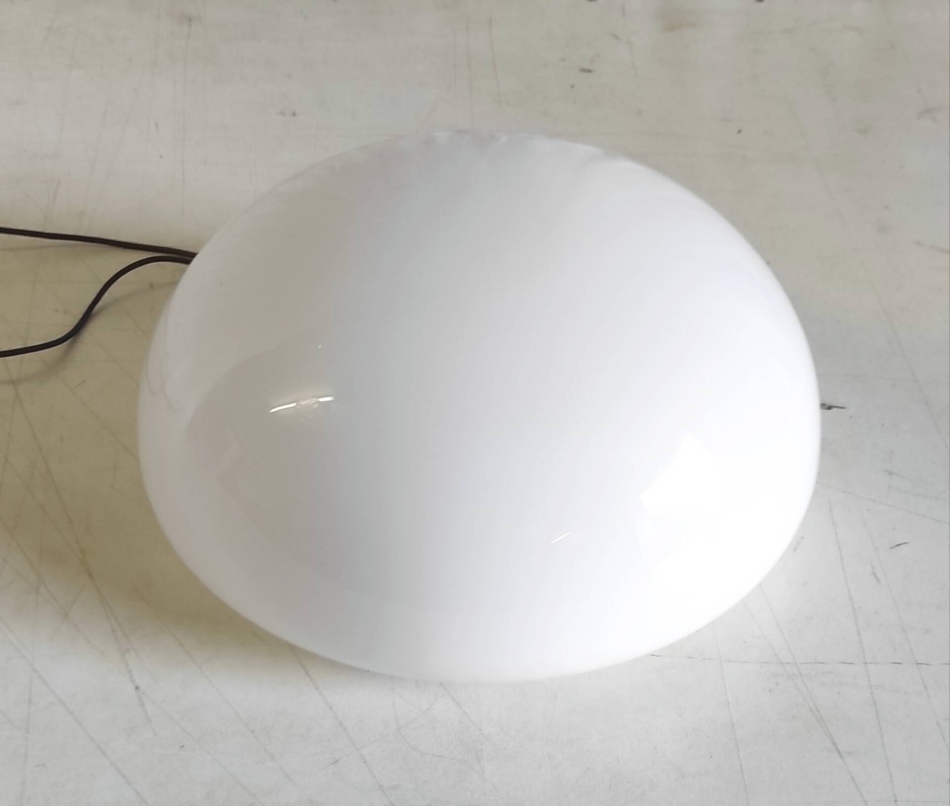 Ceiling light or opaline globe wall light 25 cm - mid 20th century