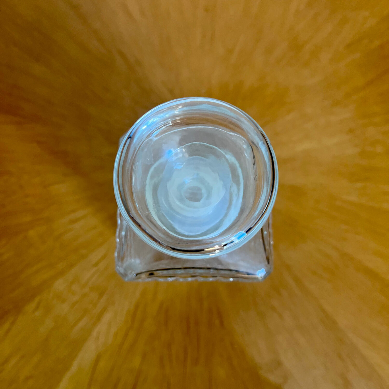 Vintage glass decanter