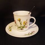 Tasse et sous-tasse Centaurée création MOBIL