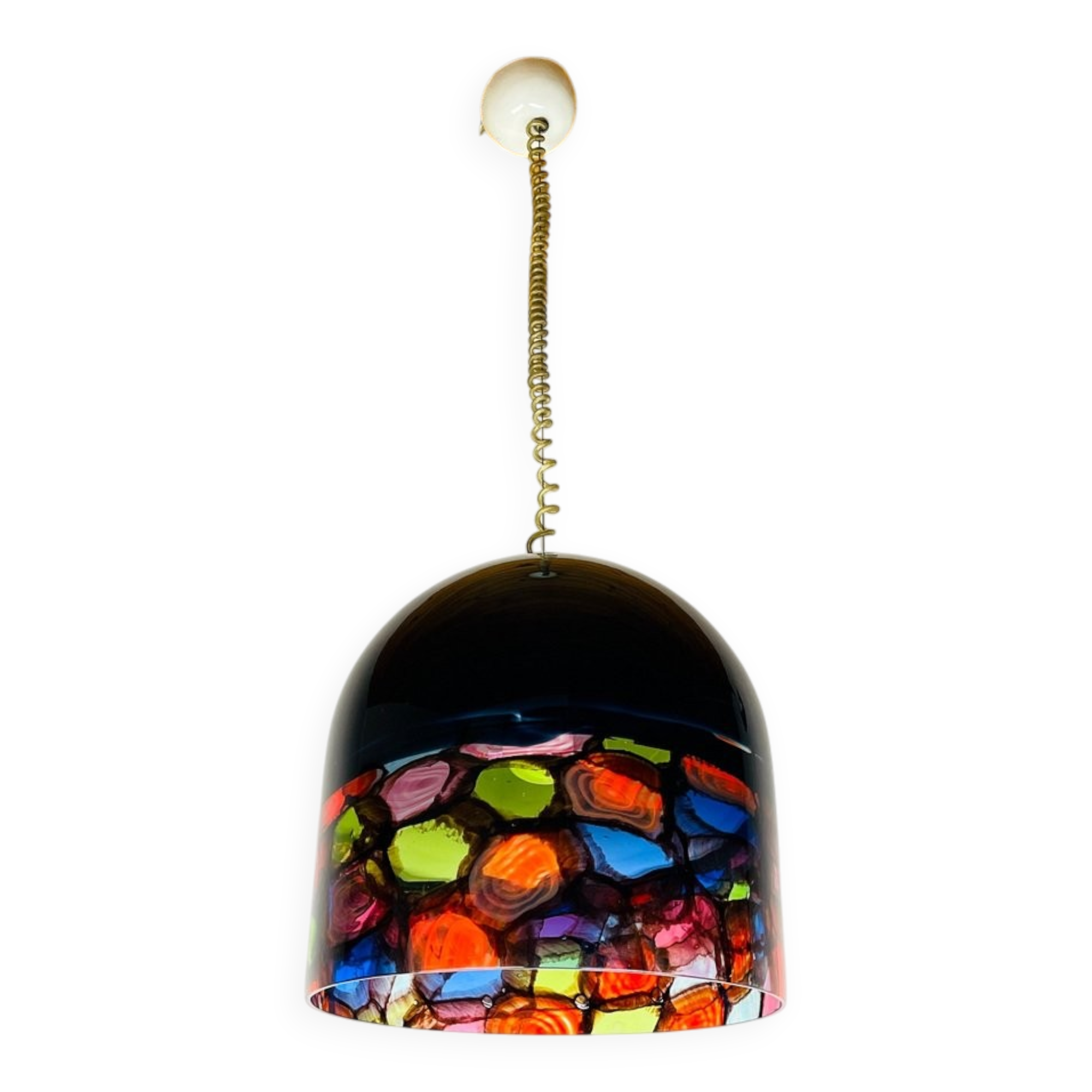 Suspended lamp Tinta by Renato Toso & Note Massari for Leucos, Italy, 1971