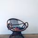Rotating rattan chair
