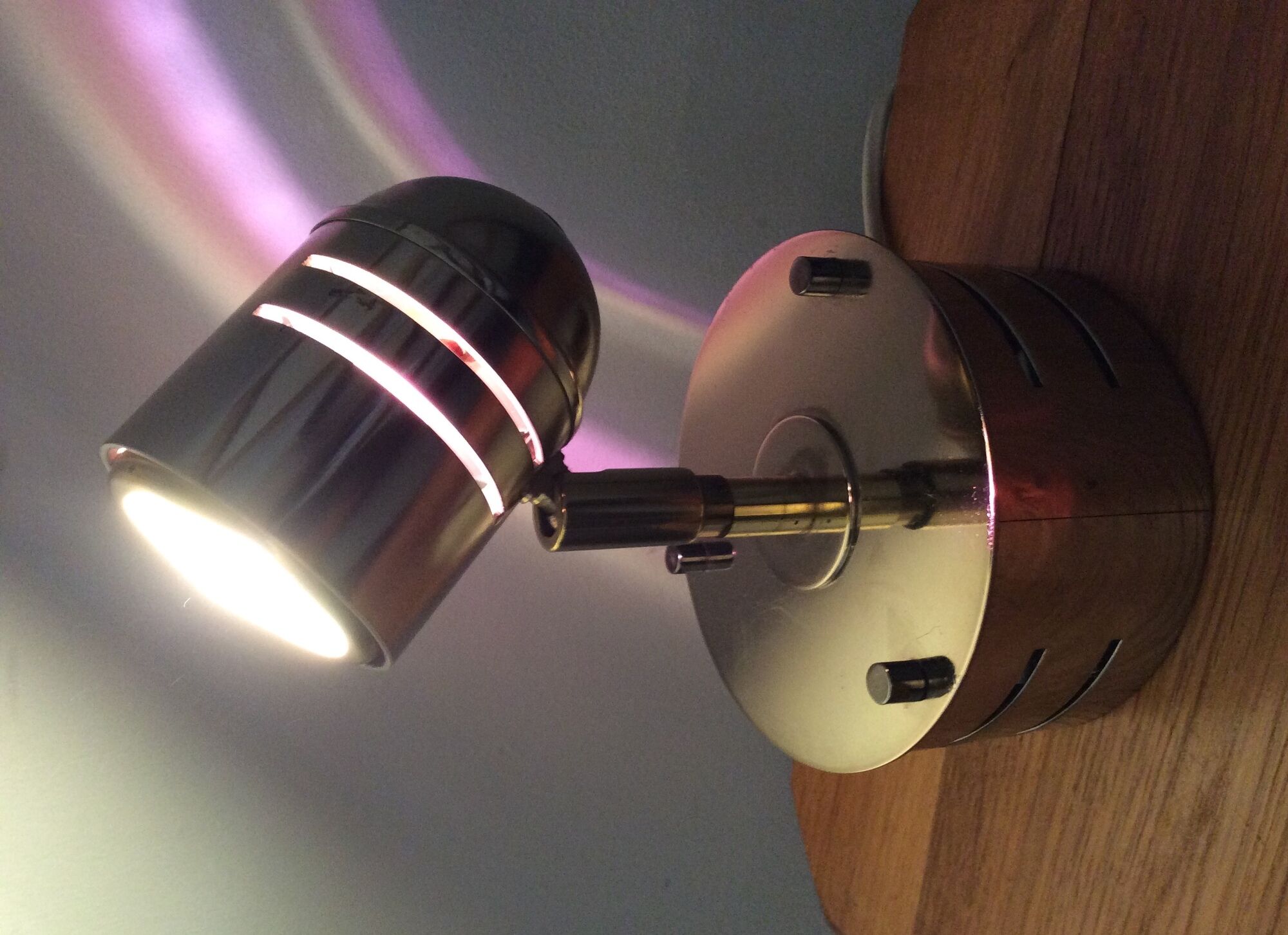 Pair of deknudt sconces in brass and chrome from the 70s