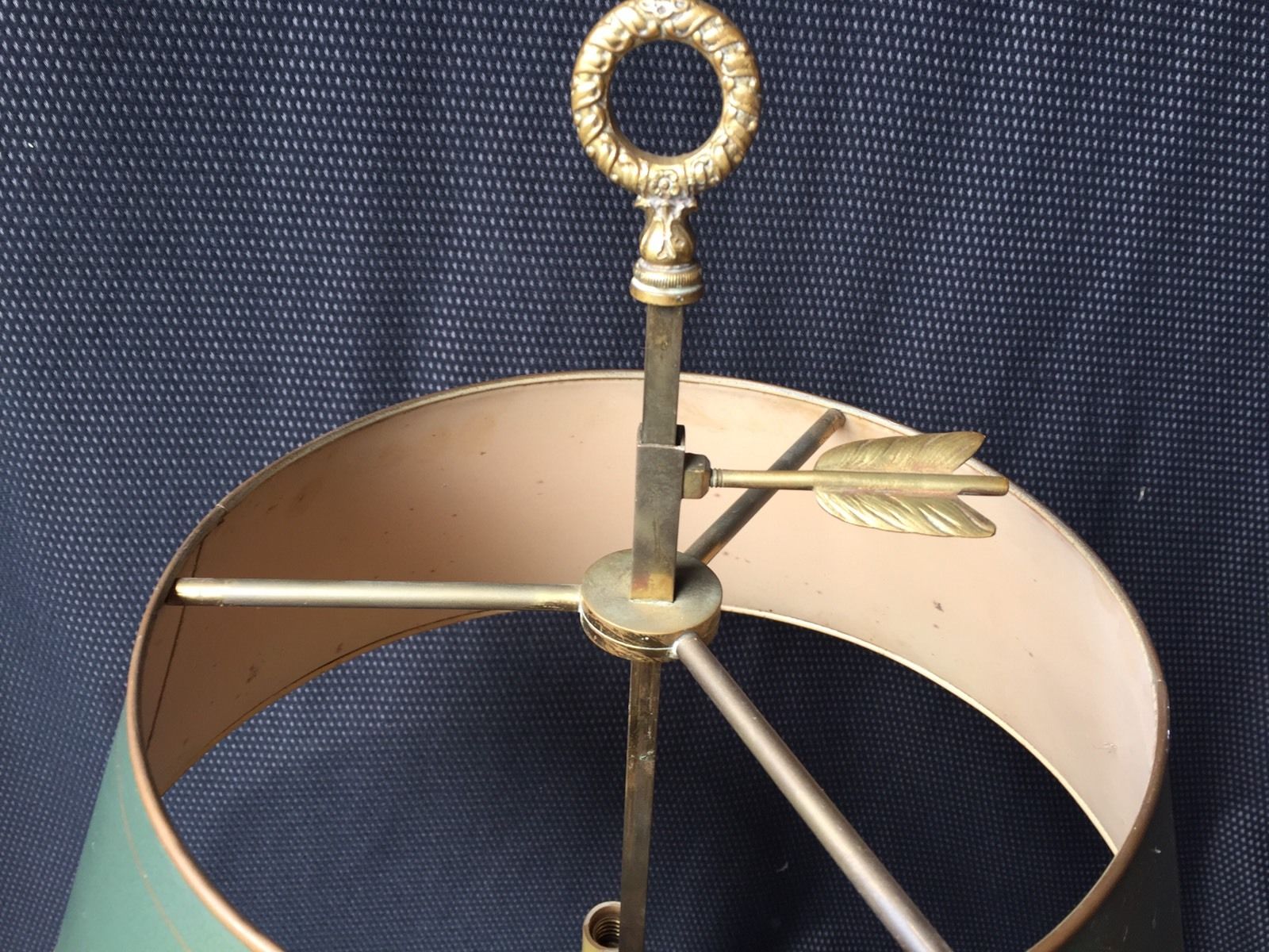 Lamp bouillotte bronze XXth