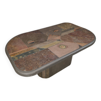Table basse attribuée à Paul Kingma, années 1980