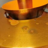 Hanging lamp model ‘Nova’ designed by Jo Hammerborg for Danish Fog&Mørup 1963 in copper