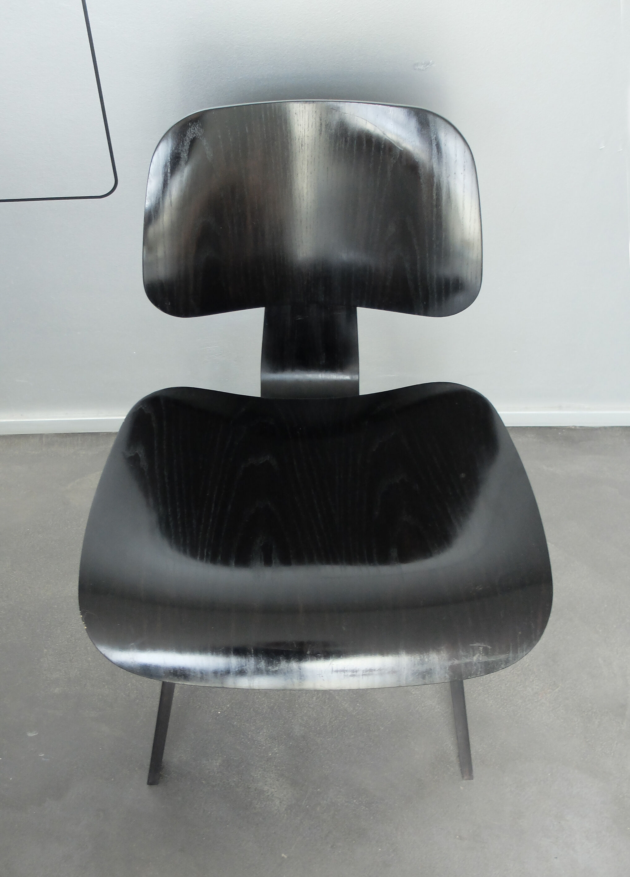Black DCW chair by Charles & Ray Eames for Herman Miller, 1980