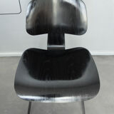 Black DCW chair by Charles & Ray Eames for Herman Miller, 1980