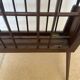 Folding magazine rack with shelf