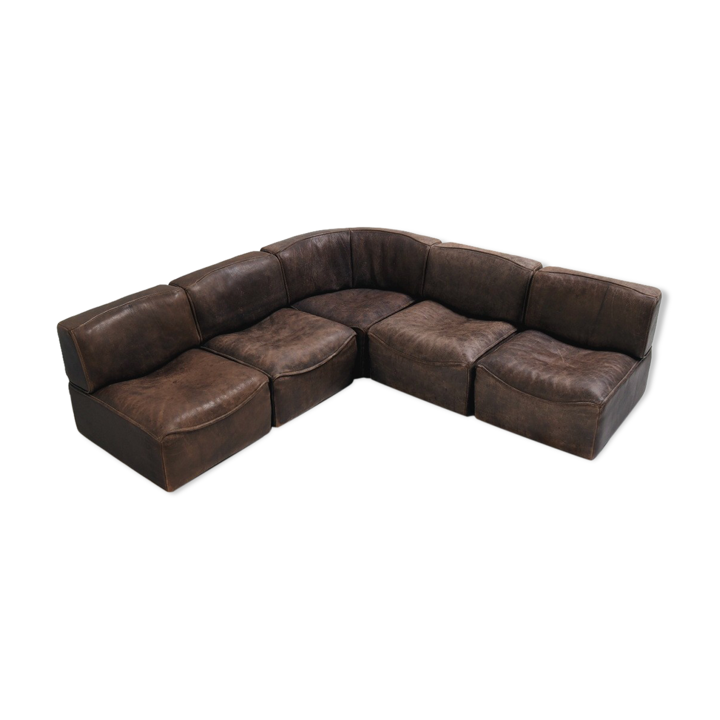 Vintage model DS-15 De Sede sofa