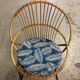 Fauteuil en rotin de Rohe Noordewolde