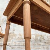 Solid wood farmhouse table