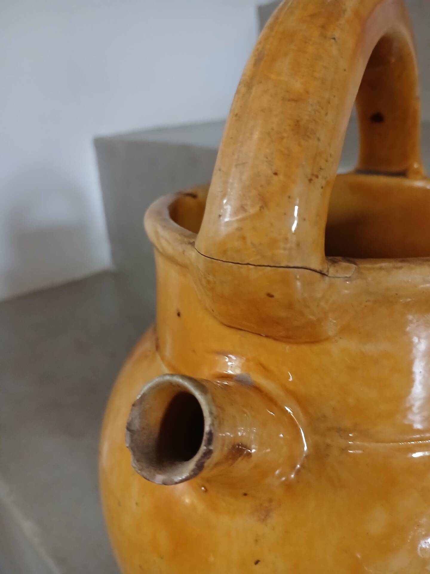 Old Provençal jug from Vallauris