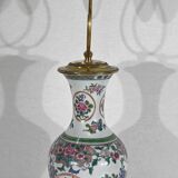 Porcelain lamp of china and brass – early twentieth century
