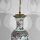 Lampe en porcelaine de chine et laiton, début XXe