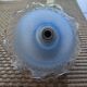 Vintage blue tulip opaline pendant light
