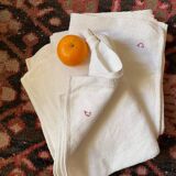 Pair hemp tea towels nineteenth.