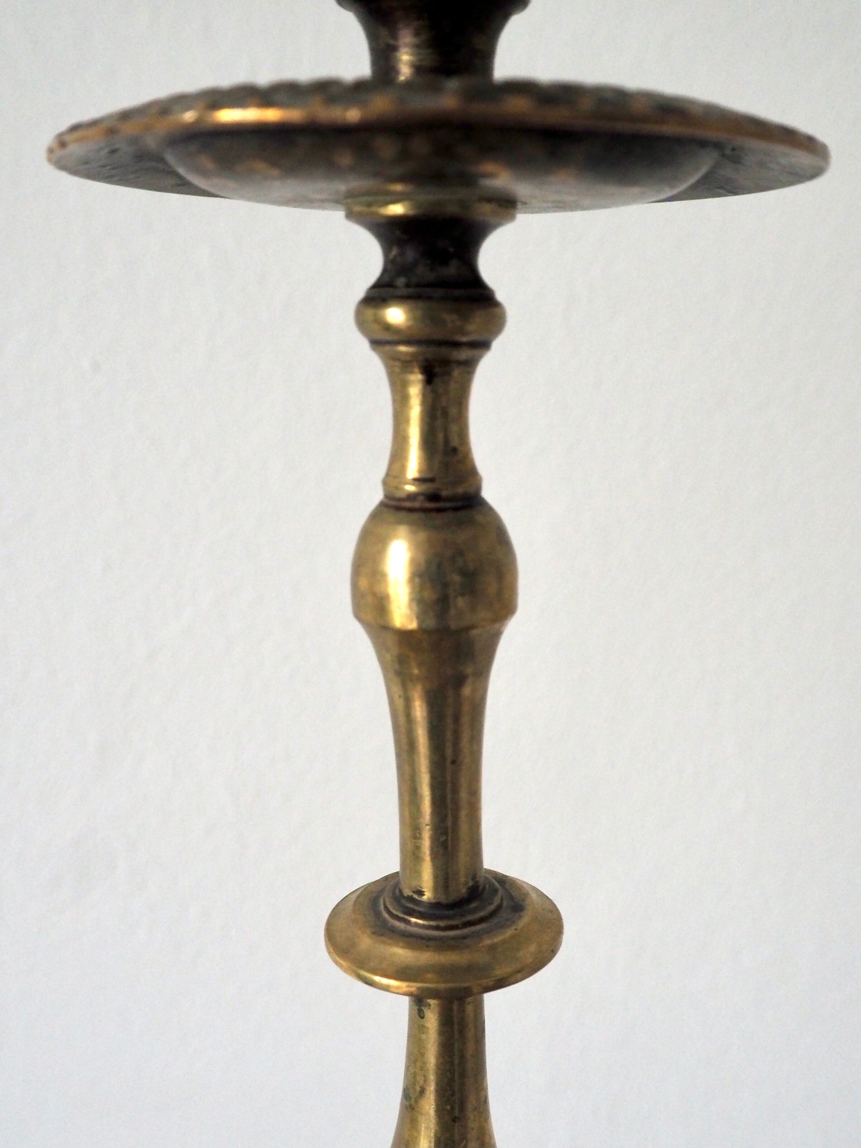 Brass candle holder