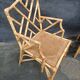 Vintage rattan armchair Italian work