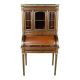 Rare Small Cylinder Desk and Showcase, Louis XVI style – Mid-19th century