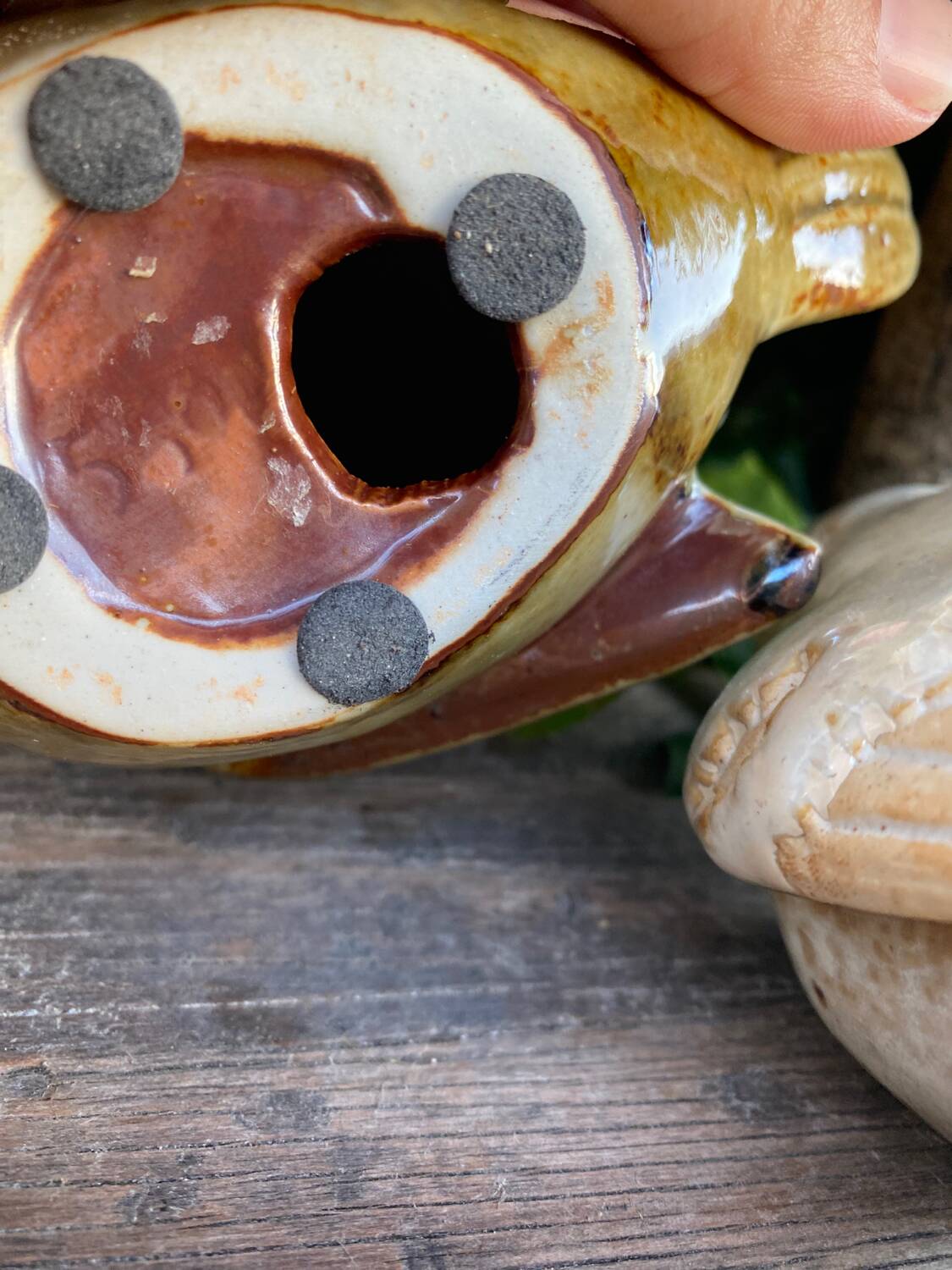 Numbered ceramic birds